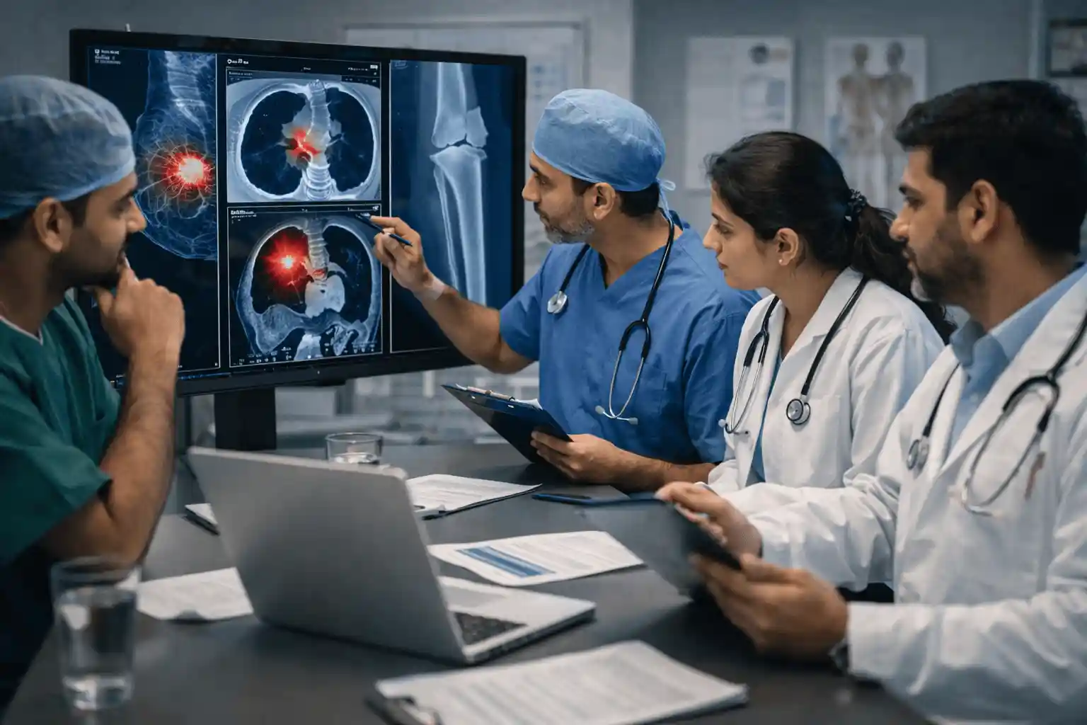 Tumor board evaluation